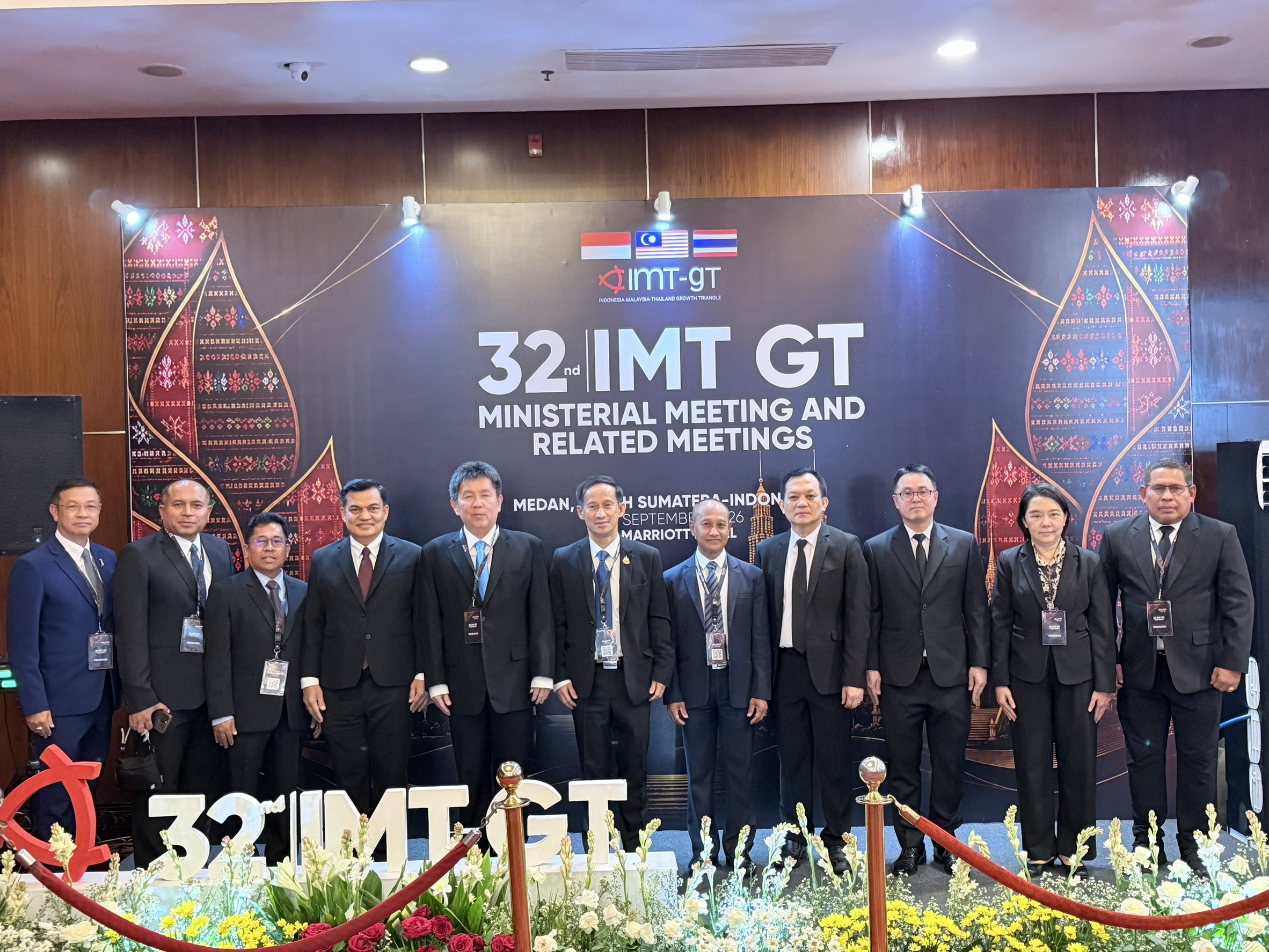 รองผู้ว่าฯ สตูล ร่วมเวที IMT-GT ที่เมืองเมดาน เชื่อม 3 ประเทศ เดินหน้าความร่วมมือเศรษฐกิจและการพัฒนาพื้นที่ชายแดน