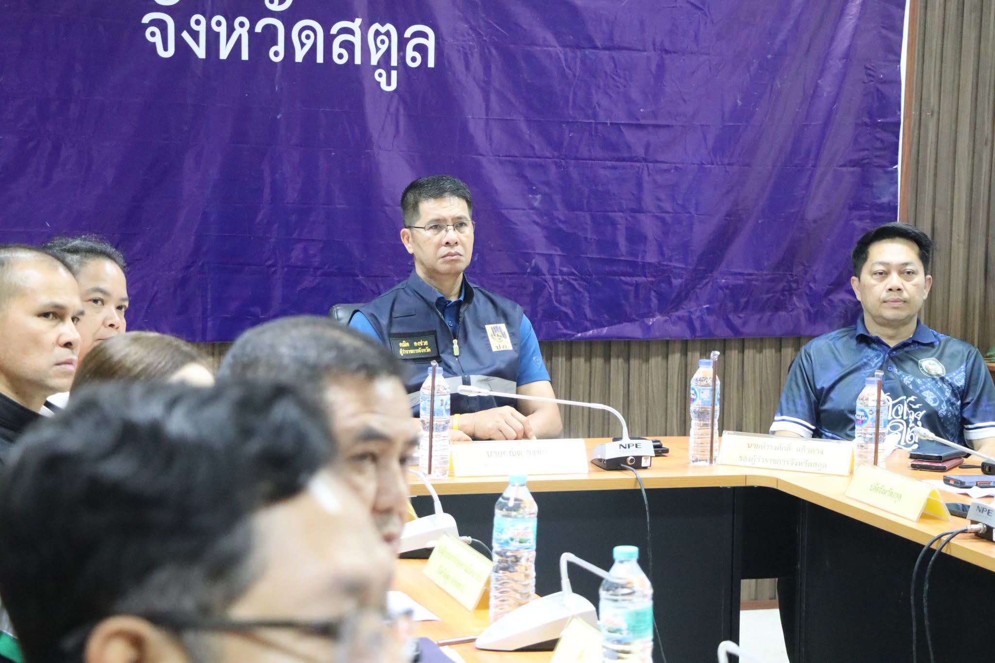 ผู้ว่าฯ สตูล ร่วมประชุม บกปภ.ช. ติดตามสถานการณ์อุทกภัย ย้ำเตรียมพร้อมรับมือฝนตกหนักช่วง 4&ndash;5 ต.ค. 69