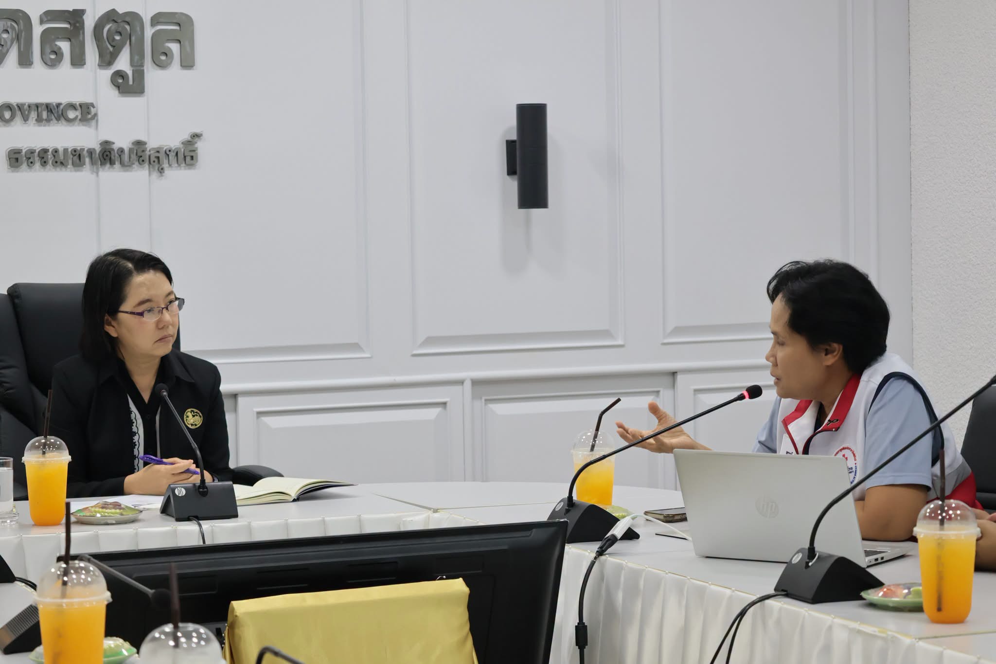 รองผู้ว่าฯ สตูล ในฐานะรองนายกเหล่ากาชาดจังหวัดสตูล ให้การต้อนรับสถานีกาชาดที่ 14 พังงา เฉลิมพระเกียรติฯ เข้าพบหารือข้อราชการ